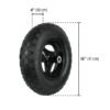 Código: 20675 Carretilla 3.5 ft3 roja,angosta,neumática, tubular, PRETUL CAP-35NB