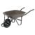 Código: 22647 Carretilla 4 ft3, gris, neumática, bastidor tubular, PRETUL CAP-4NB