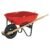 Código: 20622 Carretilla 5.5ft3 roja, neumática, bastidores madera, PRETUL CAP-5WNDR