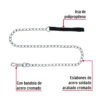 Código: 44284 Correa de 1.2 m de paseo para perro, eslabón 4 mm, Fiero CAPE-40