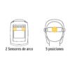 Código: 29978 Careta electrónica p/soldar, semiprofesional, 9 a 13, PRETUL CAREL-913P1