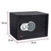 Código: 43081 Caja de seguridad electrónica, mediana, HERMEX CASE-35