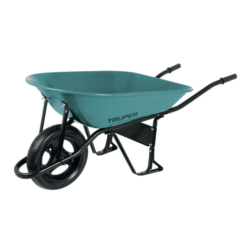 CAT-15FF.jpg Código: 10079 Carretilla 5 ft3 Imponchable, bastidor tubular, Truper CAT-15FF