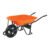 Código: 10233 Carretilla 4.5 ft3 Imponchable, bastidor tubular, Truper CAT-45FF