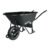 Código: 11777 Carretilla concha plástica 6 ft3 Neumática, bastidor tubular CAT-60PL