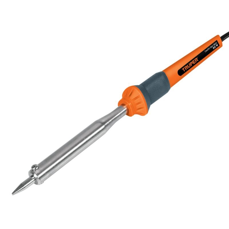 CAU-80.jpg Código: 14622 Cautín 80 W tipo lápiz para trabajo pesado, Truper CAU-80
