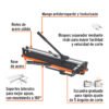 Código: 100885 Cortador azulejo 25' (63cm) gran formato c/maletín, EXPERT CAZ-60BX