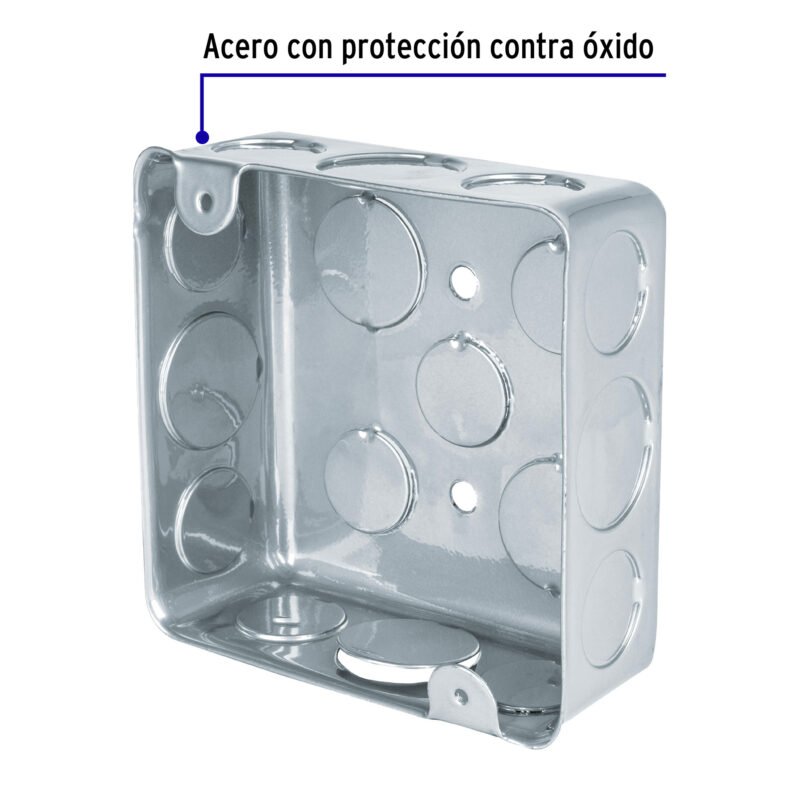 Web Código: 45007 Caja cuadrada 4' x 4' económica, Volteck CCH-4X4E