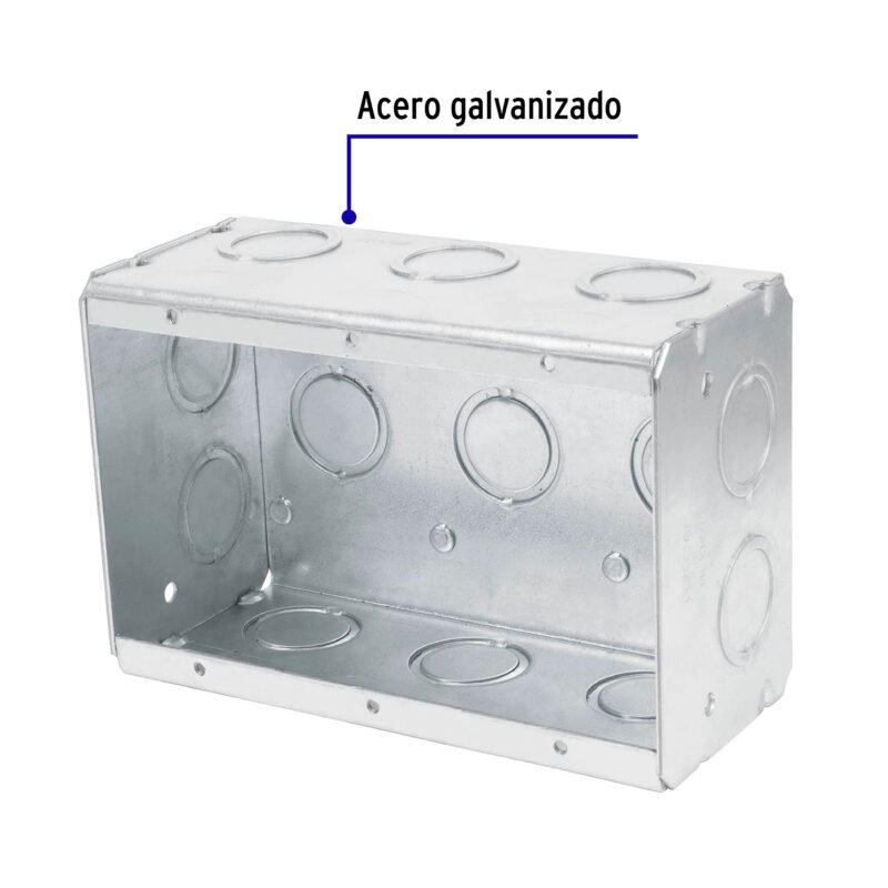 Web Código: 47312 Caja triple 4' x 6' reforzada, Volteck CCH-4X6