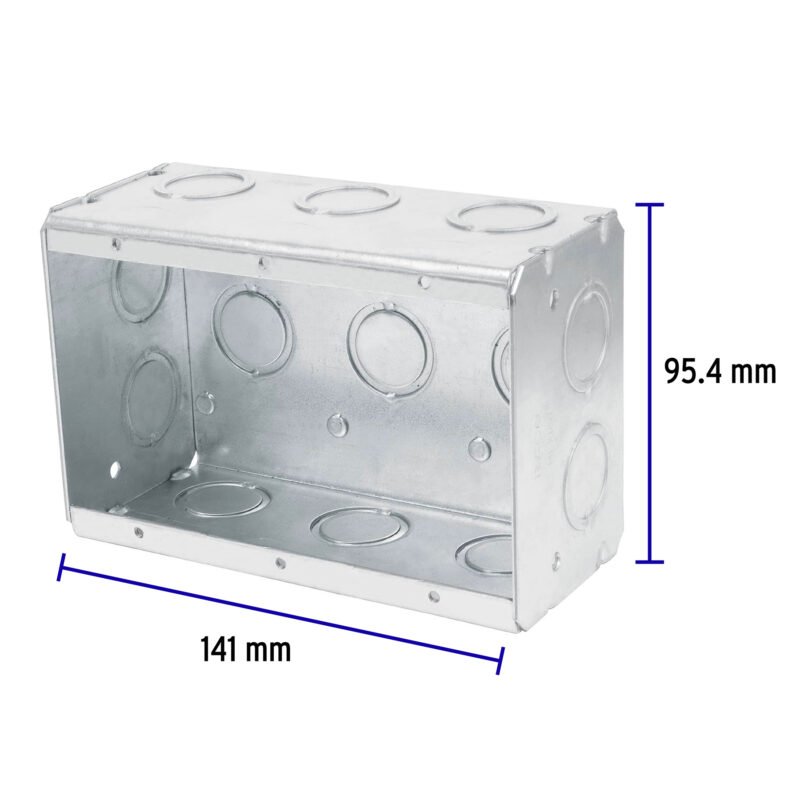 Web Código: 47312 Caja triple 4' x 6' reforzada, Volteck CCH-4X6