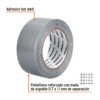 Código: 12587 Cinta para ducto 30m x 48mm, espesor 0.19mm, Truper CDU-30X