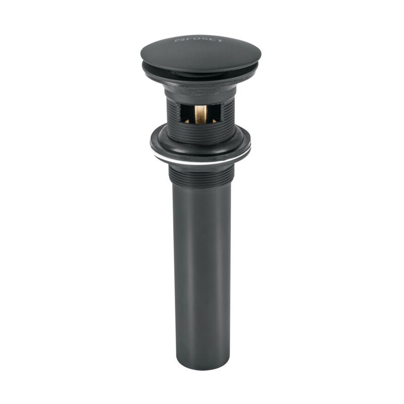 CE-226M.jpg Código: 45703 Contra p/lavabo, 1-1/4', con rebosadero, hongo, latón, negro CE-226M