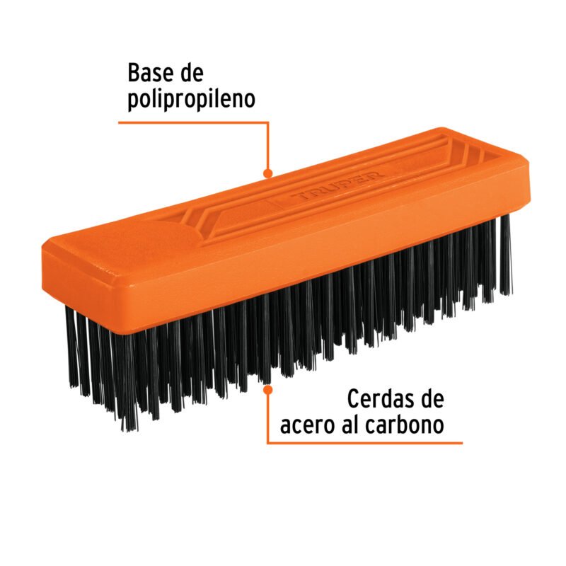 CEA-36FC1.jpg Código: 11556 Cepillo rectangular de alambre 114 pinceles,sin mango,Truper CEA-36