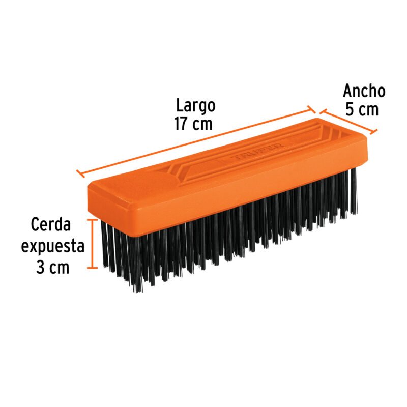 CEA-36FC2.jpg Código: 11556 Cepillo rectangular de alambre 114 pinceles,sin mango,Truper CEA-36
