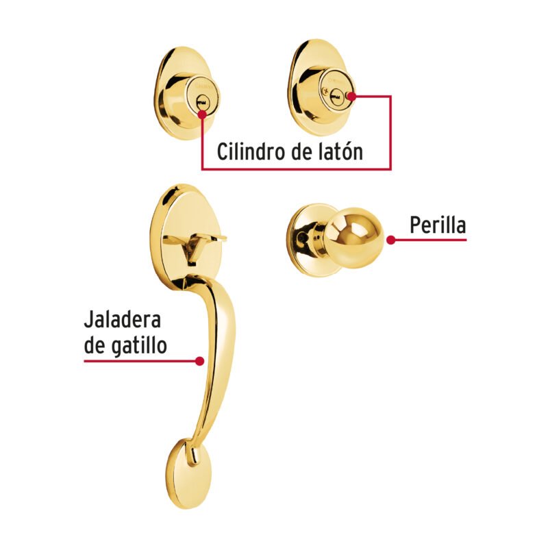 CEP-12PJFC1.jpg Código: 43020 Jaladera y perilla, Lugo llave-llave, LB, HERMEX CEP-12PJ