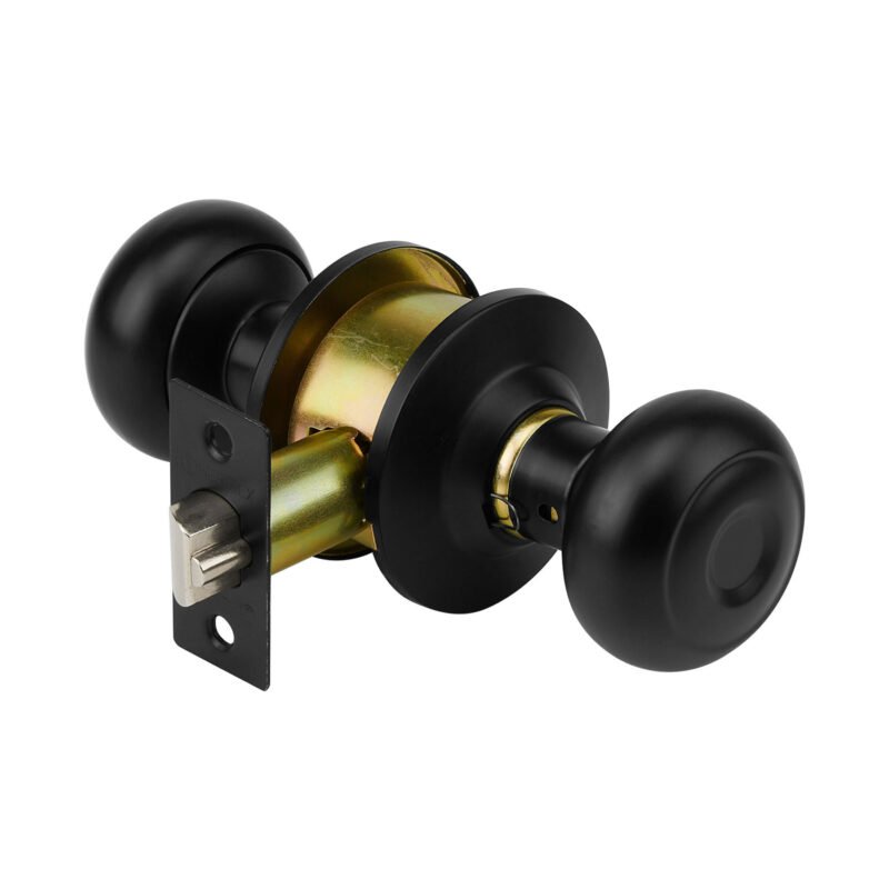 CEPO-62E.jpg Código: 47912 Cerradura pomo, negro, oval, entrada, HERMEX CEPO-62E