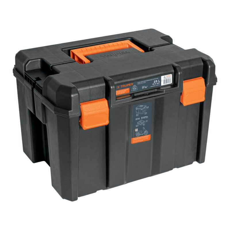 CHA-1712.jpg Código: 102643 Caja para herramienta, profunda de 17'x12', TRUPER CHA-1712