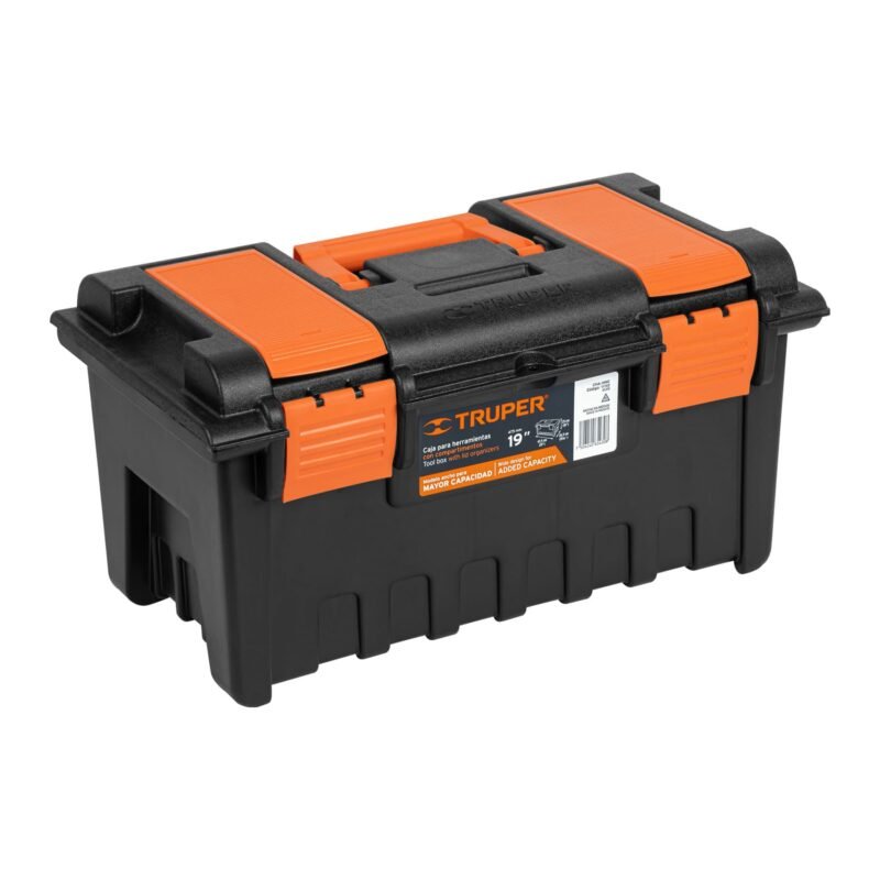 CHA-19NC.jpg Código: 11143 Caja para herramienta de 19' con compartimentos, TRUPER CHA-19NC
