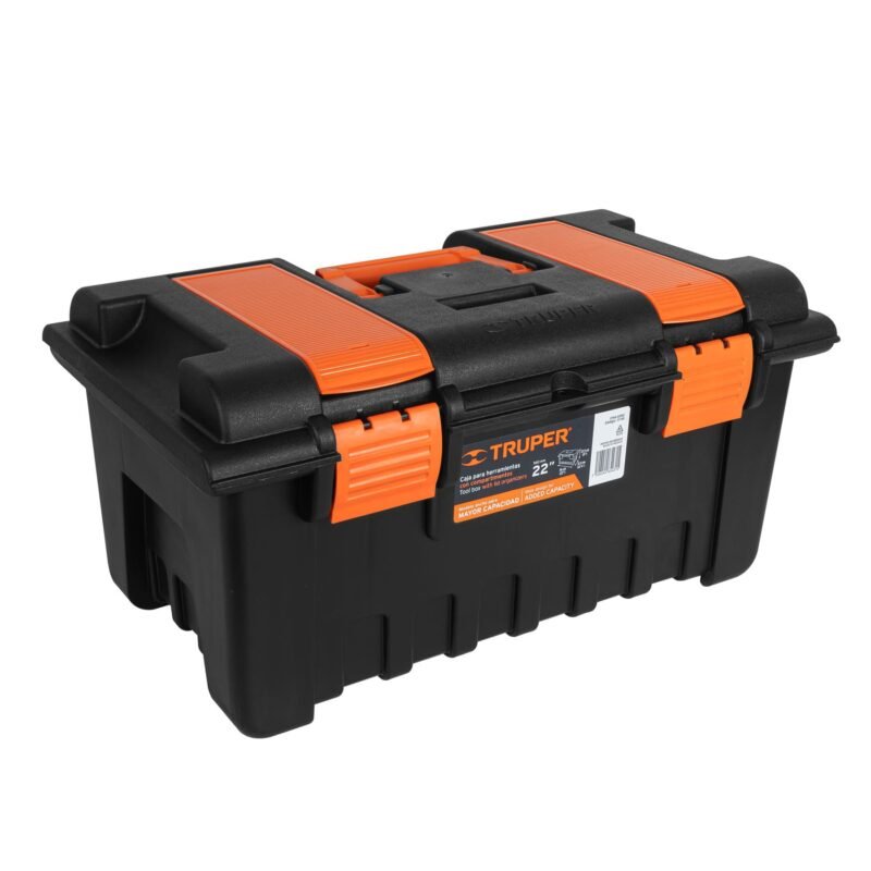 CHA-22NC.jpg Código: 11145 Caja para herramienta de 22' con compartimentos, TRUPER CHA-22NC