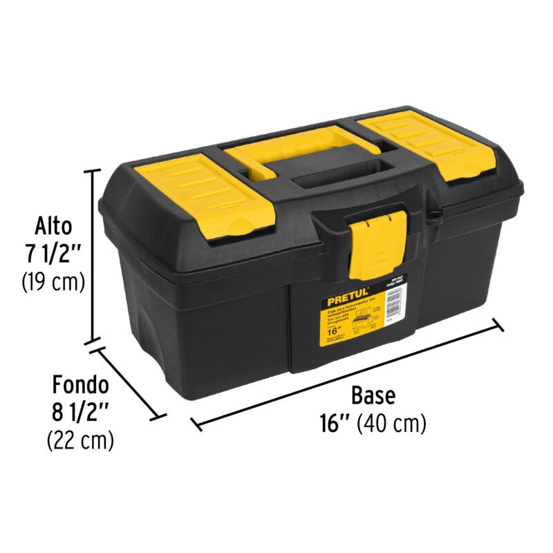 CHP-16CPFC2.jpg Código: 20603 Caja para herramienta de 16' con compartimentos, Pretul CHP-16CP