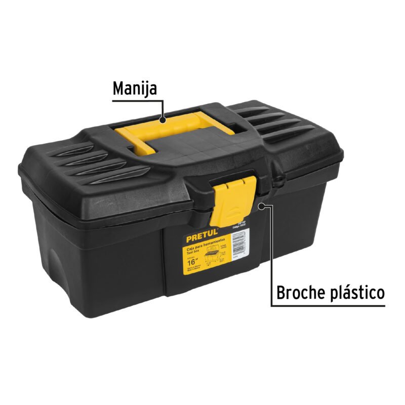 CHP-16PFC1.jpg Código: 20532 Caja para herramienta de 16', Pretul CHP-16P