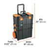 Código: 102644 Caja para herramienta, 19'x25' c/ruedas, 3 en 1 desmontable CHP-1925R