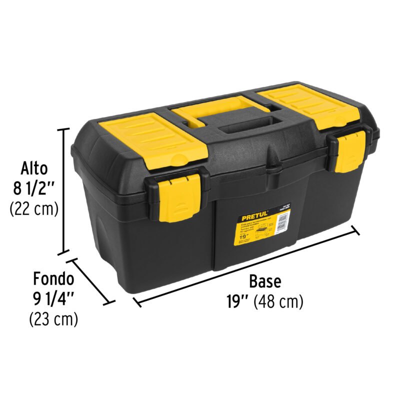 CHP-19CPFC2.jpg Código: 20604 Caja para herramienta de 19' con compartimentos, Pretul CHP-19CP