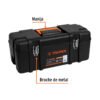 Código: 11506 Caja para herramienta 23' industrial, broches metálicos CHP-23X