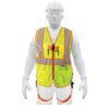 Código: 101771 Chaleco de seguridad para arnés, alta visibilidad, verde CHS-700VA