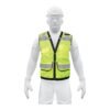 Código: 13484 Chaleco seguridad reforzado verde con bolsas, XG, Expert CHS-800V-XL