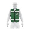 Código: 14664 Chaleco brigadista con cintas reflejantes, color verde CHS-900V