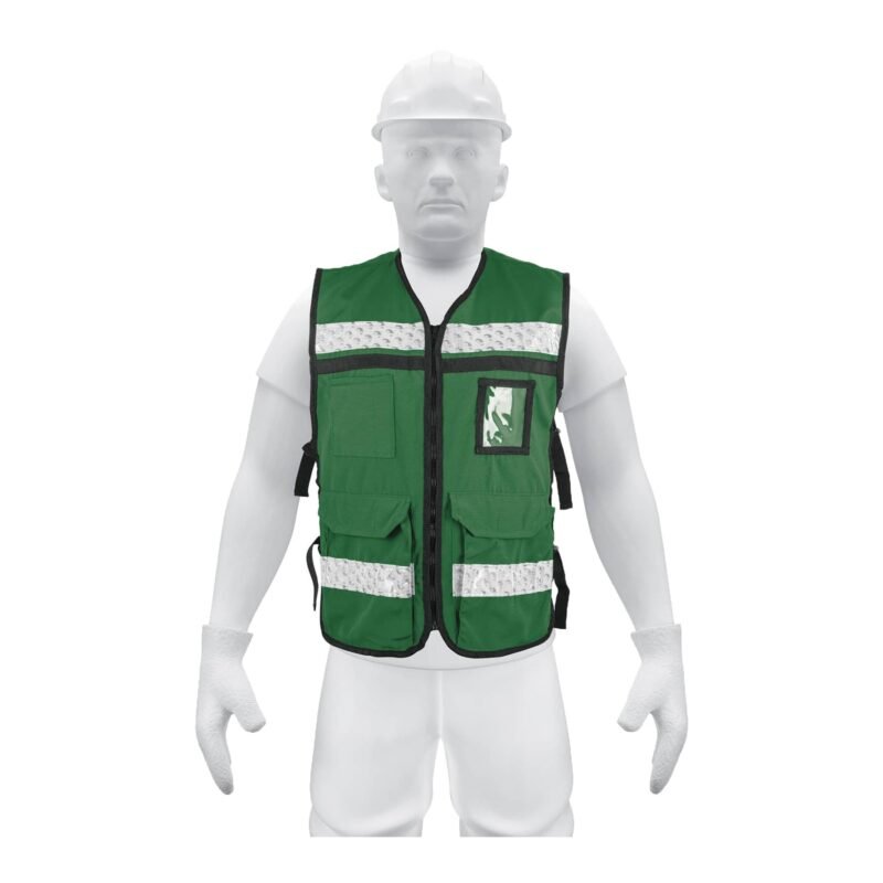 CHS-900V.jpg Código: 14664 Chaleco brigadista con cintas reflejantes, color verde CHS-900V