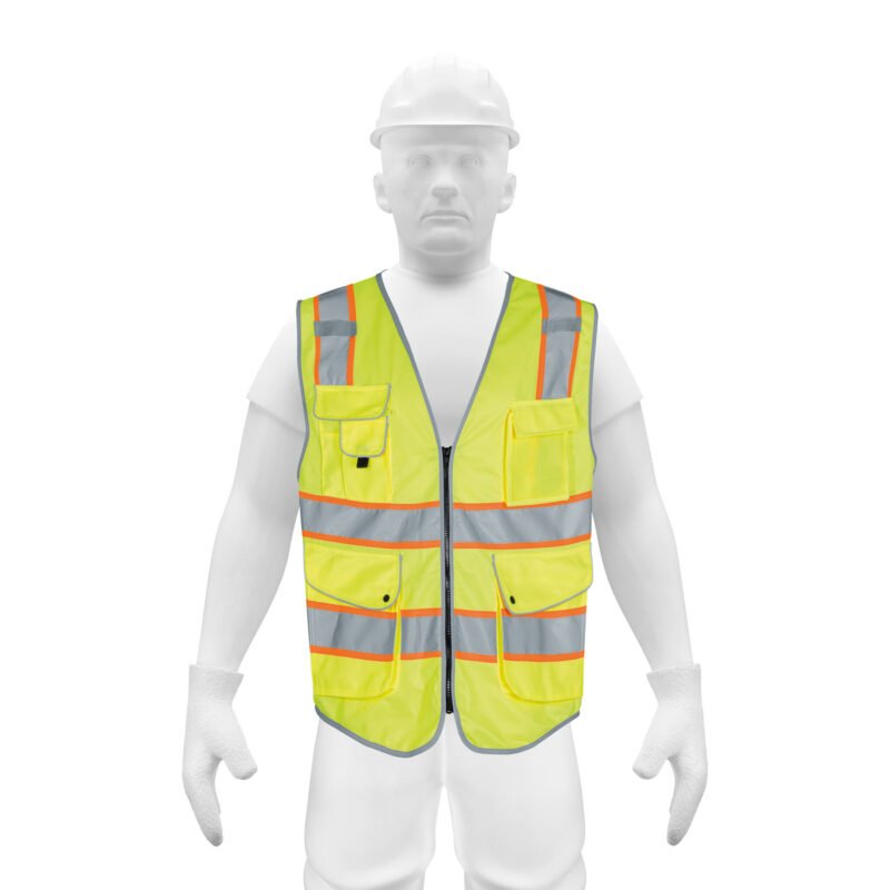 CHS-900V-M.jpg Código: 102443 Chaleco de seguridad de alta visibilidad, verde, M, EXPERT CHS-900V-M