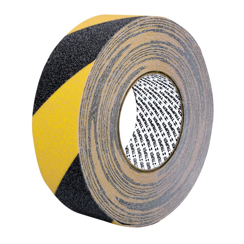 CIA-218P.jpg Código: 101449 Rollo 18 m de cinta antiderrapante ama/negra 50mm c/abrasivo CIA-218P