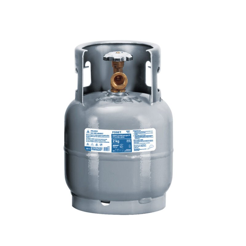 CILG-2.jpg Código: 45887 Cilindro portátil para gas LP, 2kg (4.5lb) Foset CILG-2