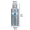Código: 45890 Cilindro portátil para gas LP, 20kg (44lb) Foset CILG-20