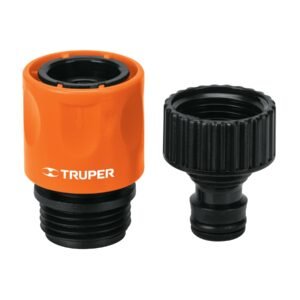Código: 12724 Conector 3/4' rápido de ABS grifo-manguera sistema click CLICK-GR