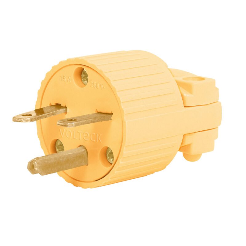 Código: 46206 Clavija industrial plástica aterrizada cara de chino CLP-CH