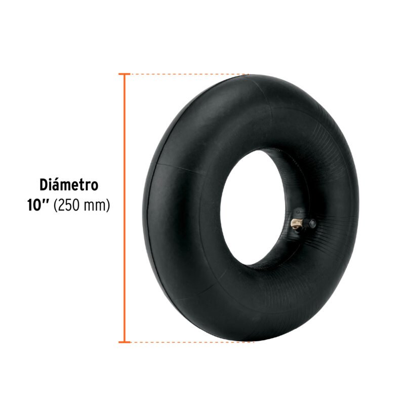 CM-10FC2.jpg Código: 45906 Cámara para rueda neumática de 10', Truper CM-10