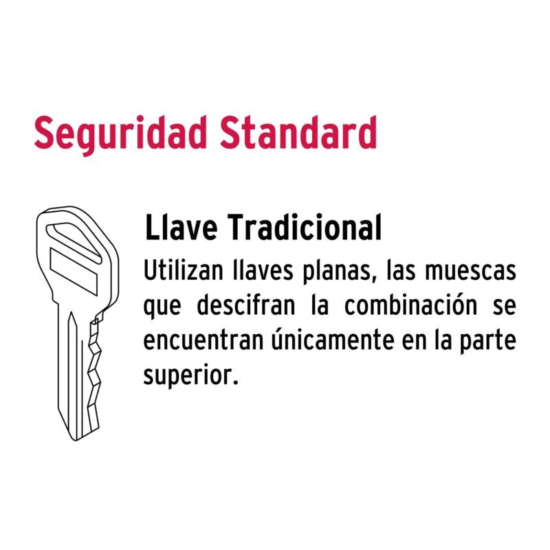 Código: 43565 Cerradura para mueble, modelo 24, latón, HERMEX CM-24L
