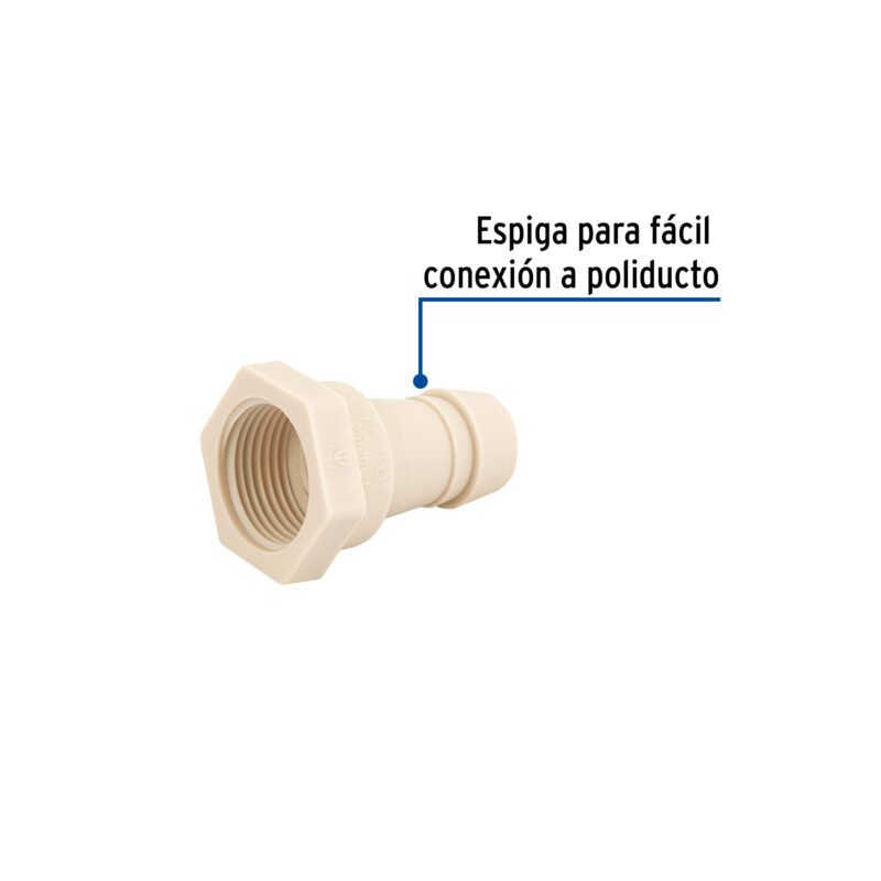 CM-603FC1.jpg Código: 48582 Adaptador inserción rosca interior de 1x1', Foset CM-603