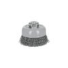 Código: 100857 Carda copa 3' alambre ondulado fino, Multi-rosca, Truper CO-508MR