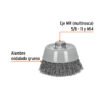 Código: 100870 Carda copa 5' alambre ondulado grueso, Multi-rosca, Truper CO-512MRX
