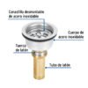 CO-823FC1.jpg Código: 47454 Contracanasta 3-1/2' inox, instalafácil, cpo profundo, Foset CO-823