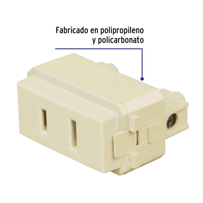 CO-IFC1.jpg Código: 48111 Contacto sencillo, 2 polos sin tierra, línea Italiana,marfil CO-I