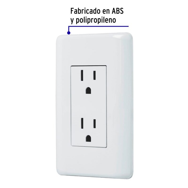 CODO-BFC1.jpg Código: 25076 Contacto dúplex, 2 polos + tierra, Volteck Basic CODO-B