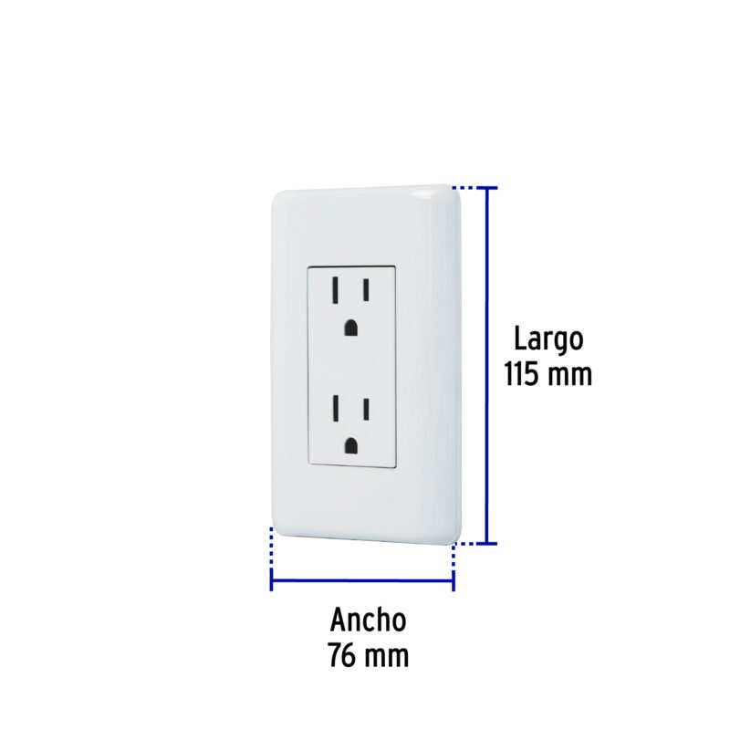 CODO-BFC2.jpg Código: 25076 Contacto dúplex, 2 polos + tierra, Volteck Basic CODO-B