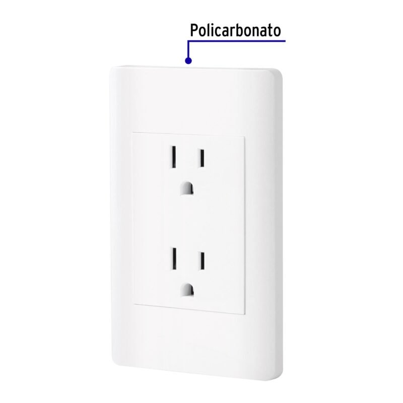 Código: 47969 Placa armada blanca contacto dúplex 3 módulos, Lisboa CODO-LB