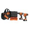 Código: 102202 Combo rotomartillo/destornillador impacto, 20V, PRO COMBO-20A