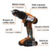 Código: 102202 Combo rotomartillo/destornillador impacto, 20V, PRO COMBO-20A